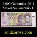 Billetes 2011 1- 2.000 Guaran�es